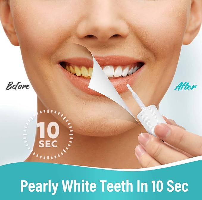 Tooth Paint - Teeth Whitening Paint Kit Professionally Formulated, Instant Teeth Whitening Gel, Regain Confident Smile