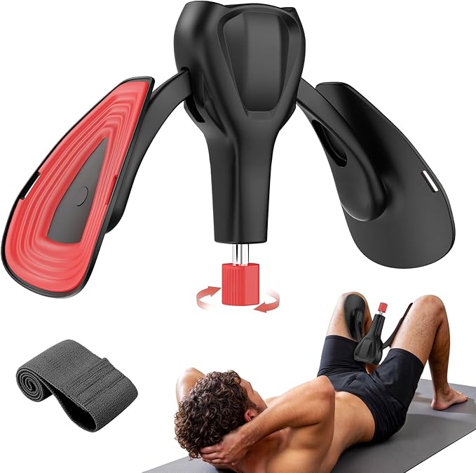 Upgraded Inner Thigh Exerciser, Kegel Exerciser, Adjustable Pelvic Floor Muscle Strengthening Exercise Devices, Hip Pelvic Trainer for Postpartum Recovery, Thigh Toner Workout Equipment