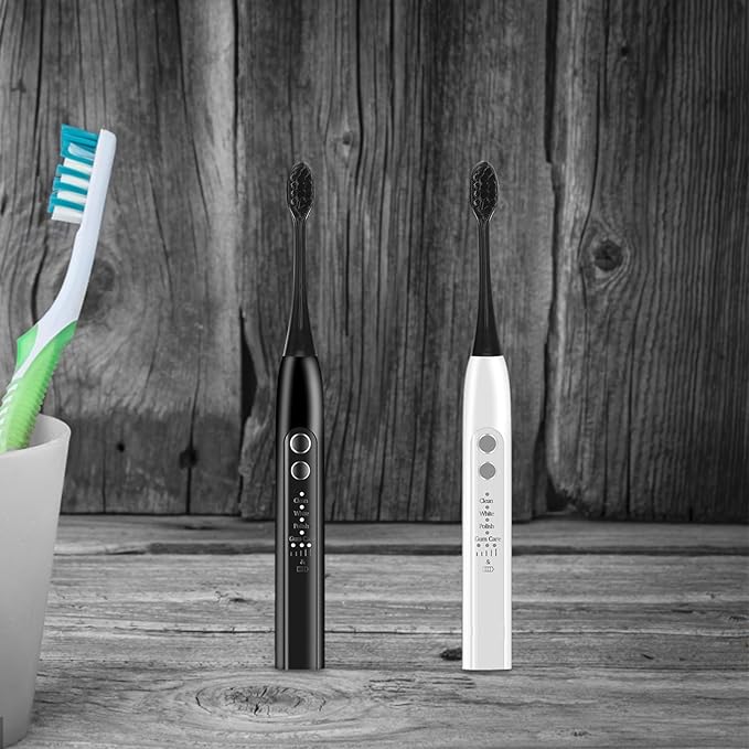 3Pcs Soft Bristles Toothbrush Head Replacement for Electric Toothbrush Adults Compatible Oral Care Brush Heads Refill for Daily Cleaning