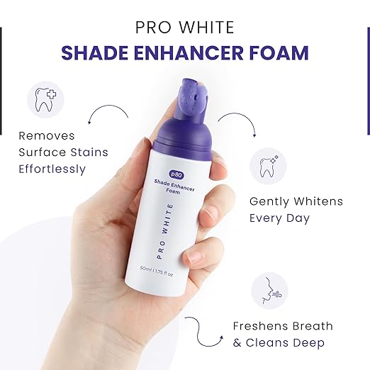 Whitening Foam - Tooth Whitening Foams for a Clean & Radiant Smile- Teeth Enhancer with a Gentle Formula Ideal for Everyday Use- Refresh Your Smile with Easy-to-Use Whitening Foam- 50ml- 2 Pack