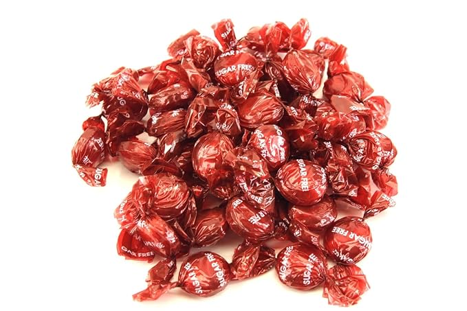 Planet Sweets Sugar Free Cinnamon Buttons Hard Candy - 1.5 Pounds - Bulk Candies Individually Wrapped Discs Candies