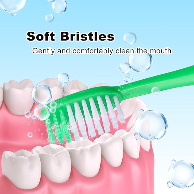 30pcs Disposable Toothbrushes with Toothpaste,Single Use Toothbrush with Toothpaste Individually Wrapped Disposable Travel Toothbrushes Kit Bulk for Homeless,Hotel,Guests(5 Colors)