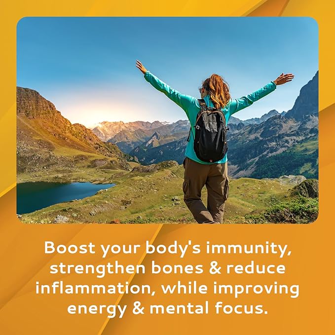 Vitamin D3 Strips 100 Pack| 2000 IU Oral Dissolvable D3 Vitamin Strips | Peppermint Flavor Melts on Your Tongue in 30 Seconds | Boost Immunity & Enhance Mental Focus with Vitamin D3 2000