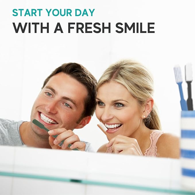 Avistar 160 Prepasted Disposable Toothbrushes Individually Wrapped - Single Use Pre Pasted Disposable Toothbrushes with Toothpaste Built in - Waterless Toothbrush for Travel, Guests, Hotel, & Camping