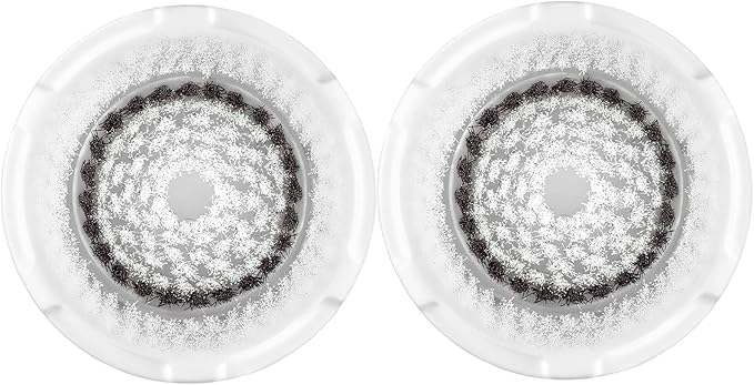 Brush Head Replacements Compatible with Clarisonic Mia 1, Mia 2, Mia Fit, Alpha Fit, Smart Profile Uplift and Alpha Fit Face Cleaning Brush Heads (Black-2Pack)