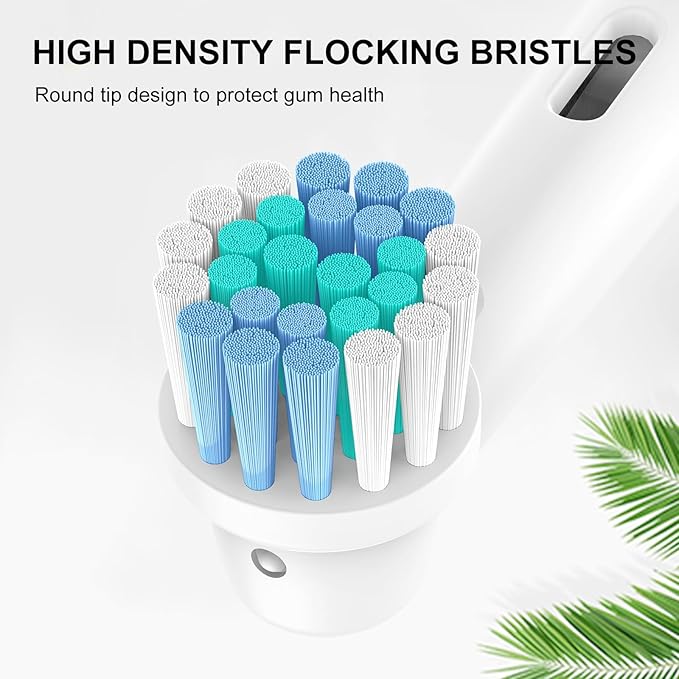 Toothbrush Heads for Oral B, 20 Pack Professional Electric Toothbrush Replacement Heads Medium Soft Dupont Bristles Replacement Toothbrush Heads Precision Clean Brush Heads Refills