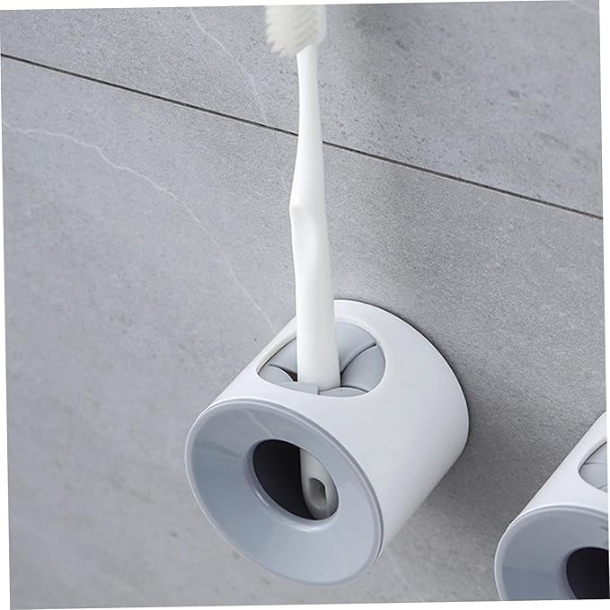 Electric Toothbrush Holder 6 Pack Wall Mounted Toothbrush Holders with Strong Adhesive for Bathroom Shower Storage Space Saving Tooth Brush Holder for Family Home Organisation