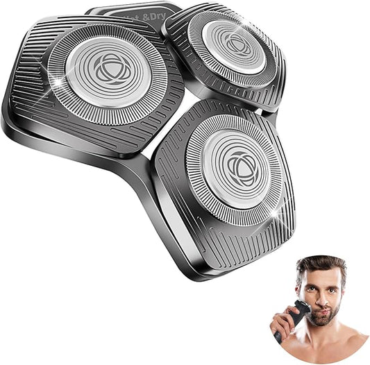 SH71/50 Shaving Heads Compatible with Phili*s Shavers Series S5000 (S5XXX),S7000 (S7XXX) for RQ12/70, RQ12/60, SH60/70, and SH70/70 (grey)