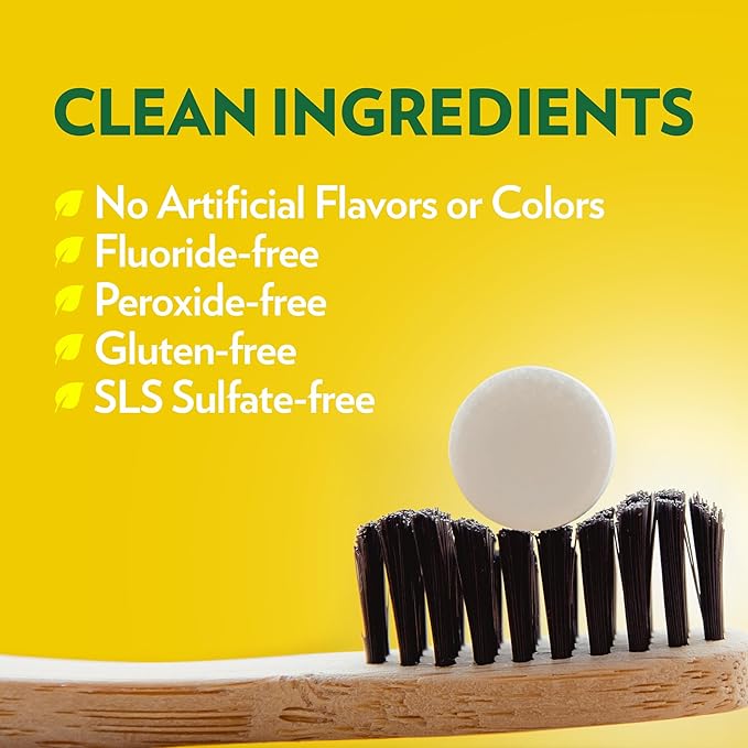 Toothpaste Tablets – Strawberry Kiwi | Nano Hydroxyapatite Toothpaste Tablets Chewable | Fluoride Free l 350 Tabs