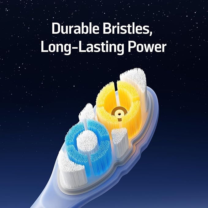 Soocas Multiclean Ultra Clean Electric Toothbrush Replacement Heads, Compatible with Both NEOS II and NEOS II Ultra, 2 Brush Heads, Midnight Blue