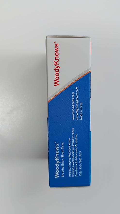 WoodyKnows Ultra-Thin Nasal Dilator, Improves Sleep and Sports Airflow, alleviates Nasal Congestion and Nose-Related snoring, deviated Septum aid (Trial S/M/L)