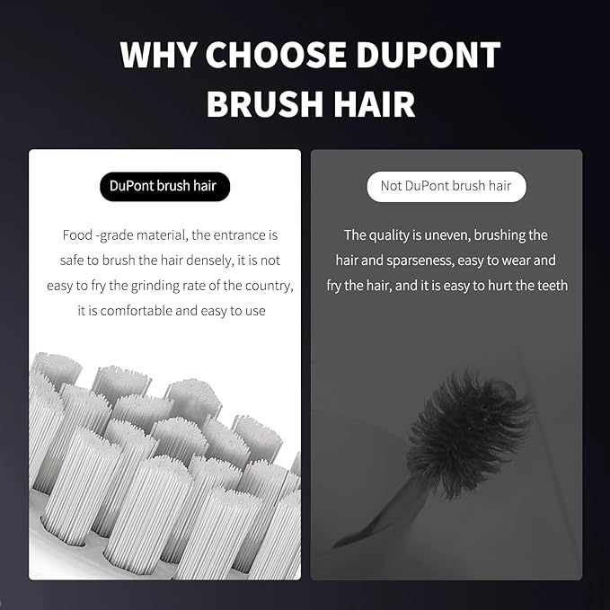 GTHUNDER Electric Rreplacement Toothbrush Heads Suitable for Oclean.with Hygienic Caps,Vacuum-Packed.Fits Adapted for All Oclean Models x pro Elite, X, X Pro,Flow,F1,Air 2-4Pcs(Grey)