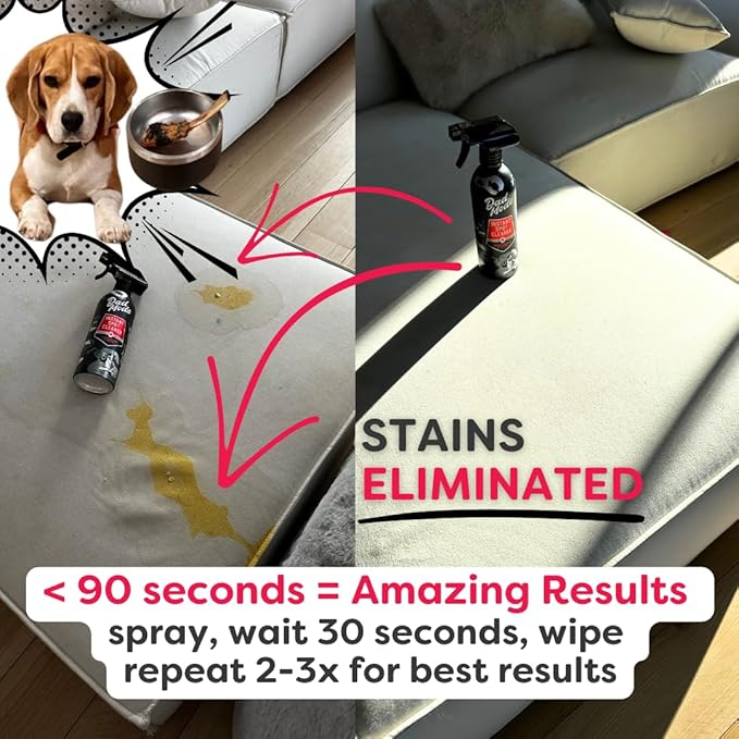 DadMode Maximum Strength Cleaning Set for Busy Families - 7 Enzyme Stain Remover, Surface Cleaner, Laundry Detergent, Carpet Cleaner - Sandalwood & Suede, 64 oz
