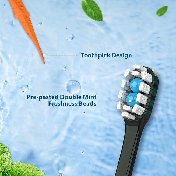40Pack Disposable Toothbrushes with Toothpaste All-in-One Oral Care Prepasted Individually Wrapped 5-in-1 Mini Toothbrush with Toothpick, Flosser, Tongue Cleaner, Perfect for Travel & On-The-Go