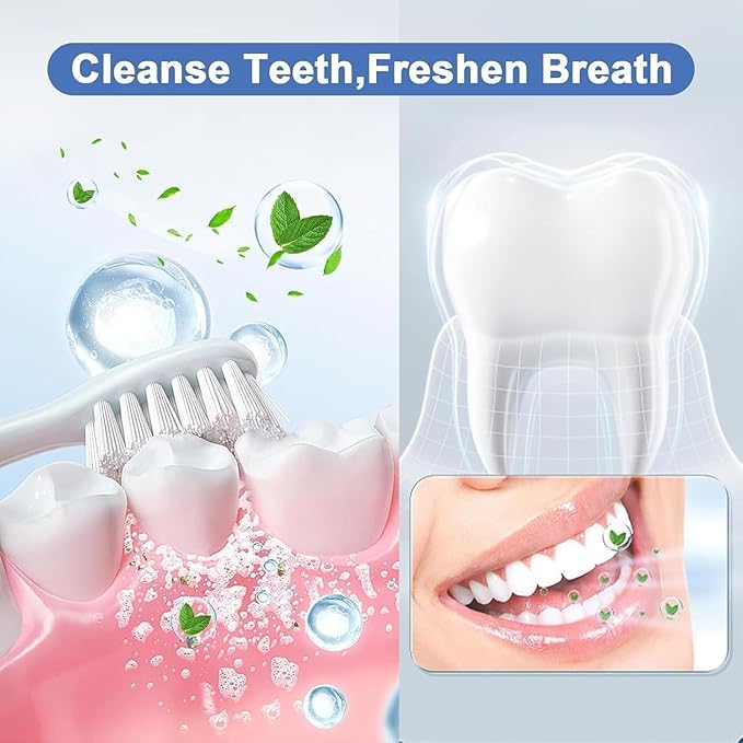 Sp-6 Probiotic Whitening Toothpaste, Sp-6 Ultra Whitening Toothpaste, with a Fluoride Free, Fresh Breath and Mint Flavored Enhancement Formula, Beneficial for Oral Health! 2pc (2)