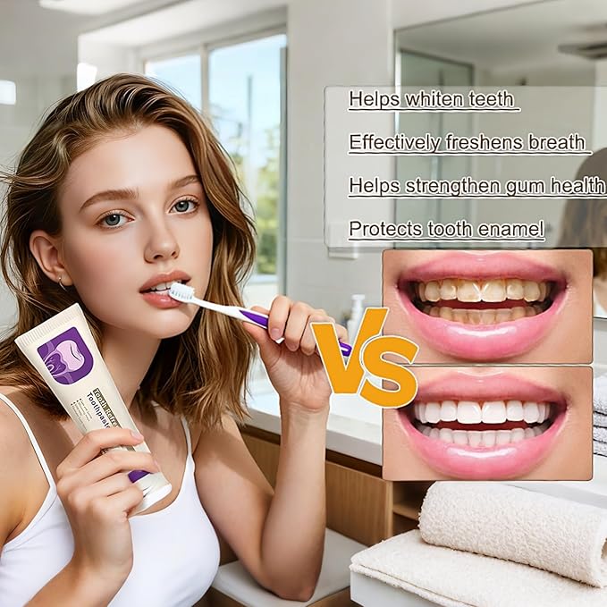 NatureTooth Refresh Toothpaste 2Pcs, Fresh Breath Toothpaste, Natural Oral Care & Enamel Repair Deep Cleaning Formula, Helps Remove Coffee, Tea & Wine Stain