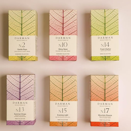 Armenian Herbal Tea No. 17 – Mountain Breeze | Blend with Black Currant, Rose Hip, Rose Petals, Oregano Flowers & Black Currant Leaves | 1.75 oz Loose Leaf | Premium Wild Mountain Tea Gift Box for Wellness & Harmony