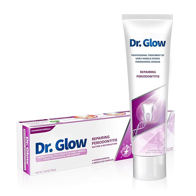 Gum Disease Treatment Toothpaste for Early & Mid Periodontitis, Gingivitis Treatment Gum Repair for Receding Gums, Periodontal Disease Treatment Hydroxyapatite Toothpaste Fluoride Free 3.52OZ
