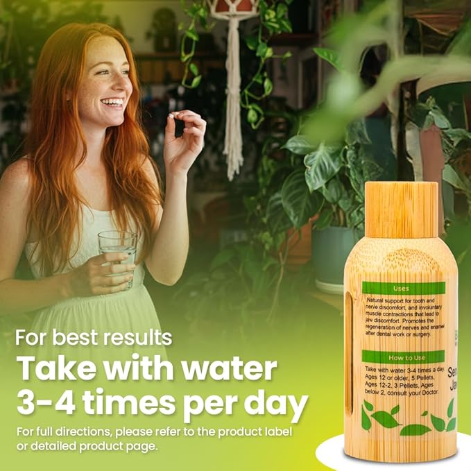 Bestmade Natural Products Toothache & Nerve Support in Jaw BIO23 - Relief for Tooth Sensitivity and Oral Discomfort, 350 Pellets
