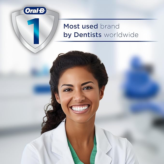 Oral-B iO Series 9 Limited Rechargeable Black Electric Toothbrush with (2) Ultimate Clean and (1) Gentle Care Replacement Brush Heads, Black, Travel Case and Charger