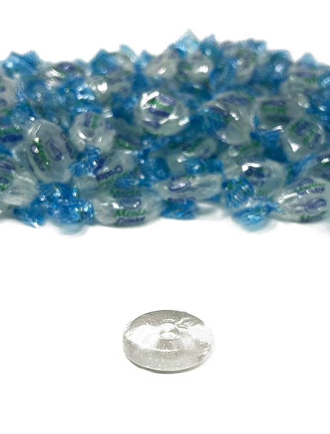 Crystal Clear Mints - 3 lbs - Clear Refreshing and Elegant After Dinner Mint Hard Candies - Bulk American Vintage Candy Assortment - Individually Wrapped, 48 oz.