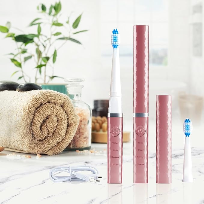 Pop Sonic USB Sonic Toothbrush Charge Anywhere (Rose Gold)