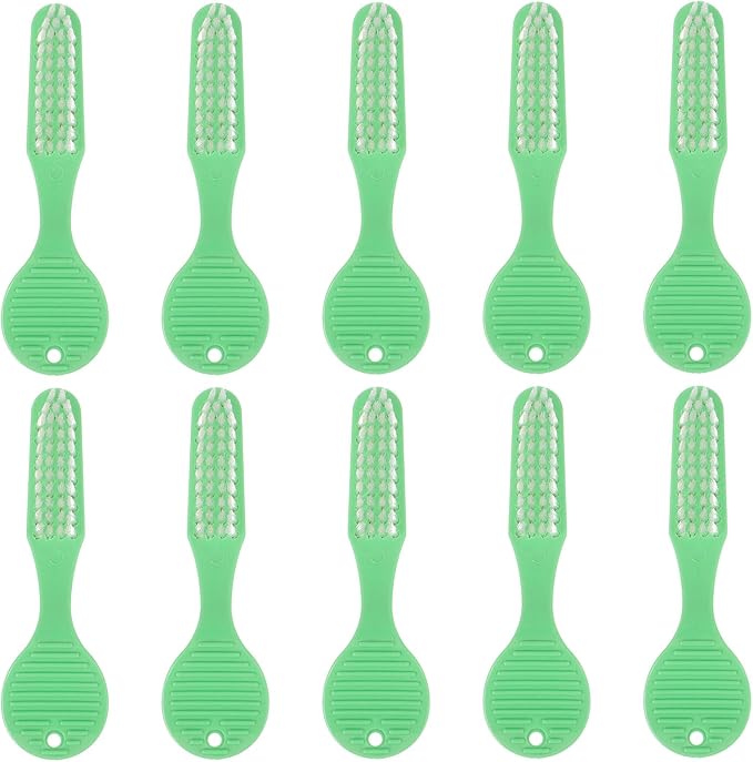 Luxshiny Mini Toothbrush 10pcs Soft Bristles Manual Toothbrushes Large Brush Head Short Handle Oral Cleaning Brush for Prison Use and Travel