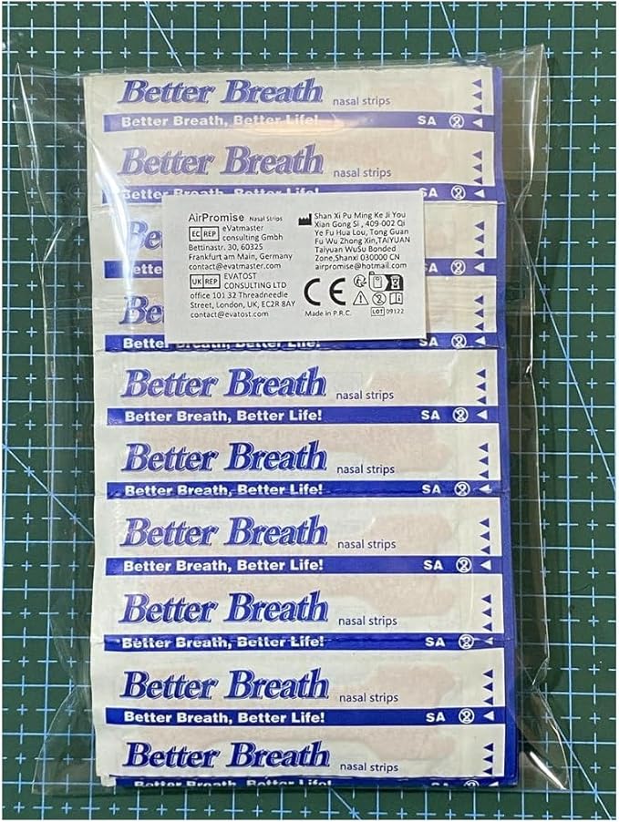 AirPromise Nasal Strip for Reduce Snoring, Better Sleep, Nasal Congestion (Skin Color, 66 * 19mm, 100)