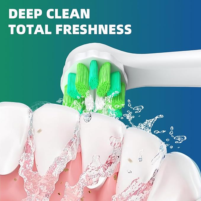 Replacement Toothbrush Heads Compatible with Oral B Braun Pro 1000 Electric Toothbrush Heads, 8 Count Precision Clean Brush Heads Refill Compatible with Oral B Pro 100/500/1000/1500/Genius X