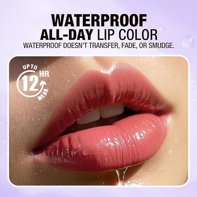 Jolilab Lip Stain Masque,Wipe Off Lip Tint,Waterproof,Transfer proof,Highly Pigmented,Ultra Long Lasting Lip Stain Peel off Makeup With Matte finish for All-day Wear.(#05 CARAMEL BROWN)