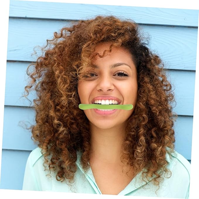 FRCOLOR 3pcs Smile Practice Tool Silicone Speech Stutter Straighteners Trainer for Facial Muscle Toning and Lip Exercising Ergonomic Design for Youthful Appearance for Daily Use