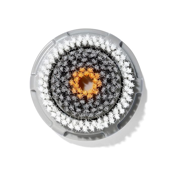 Clarisonic Men's Facial Cleansing Brush Head Replacement Compatible with Mia 1, Mia 2, Mia Fit, Alpha Fit, Smart Profile Uplift and Alpha Fit X, 1 Count