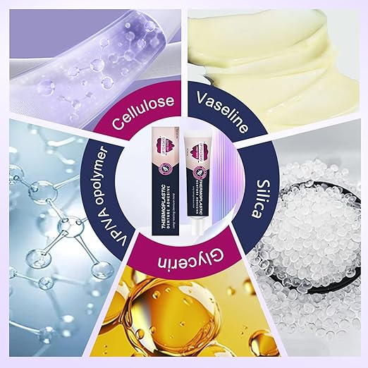 Thermoplastic Denture Adhesive,Ultra Max Hold Denture Adhesive,Improving Comfort Caring (2pcs)