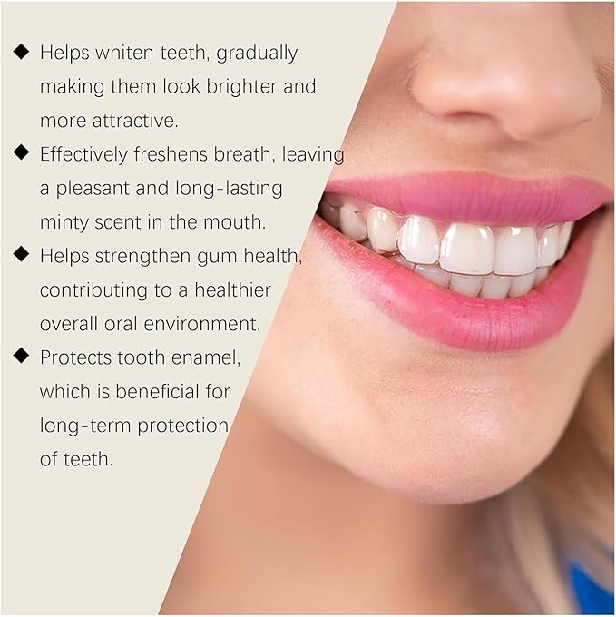Tooth Refresh Toothpaste, Fresh Breath Whitening Formula, Natural Oral Care with Enamel Repair, Removes Coffee Tea Wine Stains, Deep Cleaning, 3.5 Oz (2 pcs)