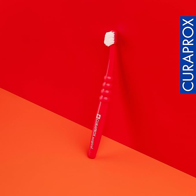 Curaprox CS Surgical Toothbrush – Post-Surgery Oral Care | Ultra-Soft Curen® Filaments | Small Head