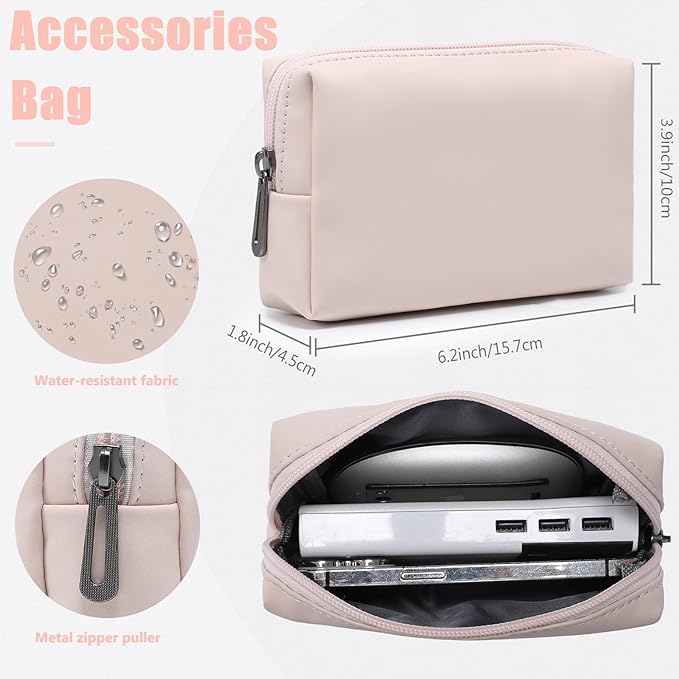 HYZUO 13 Inch Laptop Sleeve Case with Stand for 2025-2018 MacBook Air 13 M4 M3 M2 M1, 2025-2016 MacBook Pro 13 M2 M1, 13" iPad Pro/Air, Surface Pro 11/10/9, XPS 13, with Pouch, Apricot