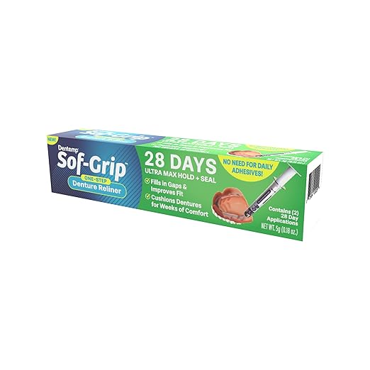 Dentemp Sof-Grip 1-Step Denture Care - 5g (1 Pack)