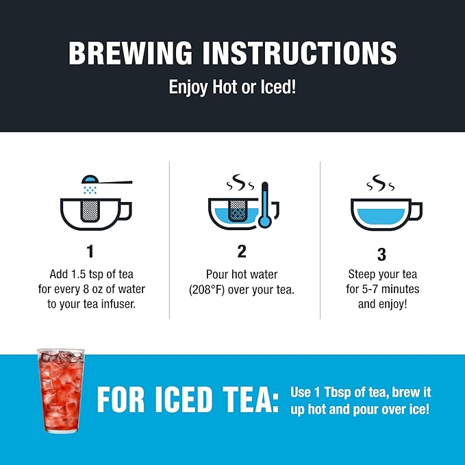 Tiesta Tea - Ginger Sweet Peach, Loose Leaf, Spicy Peach Herbal Tea, Tranquility Non-Caffeinated Blend, Bulk Hibiscus Leaves with Cane Sugar, Brews Up to 50 Cups, 6 Ounce Refillable Tin