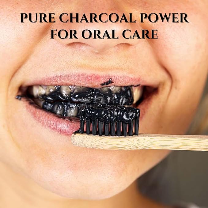Organic Activated Coconut Charcoal Powder Ideal for Supports Skin, Body, Oral Health, Teeth Whitening | Dietary Supplement (25 Oz (Pack of 1))