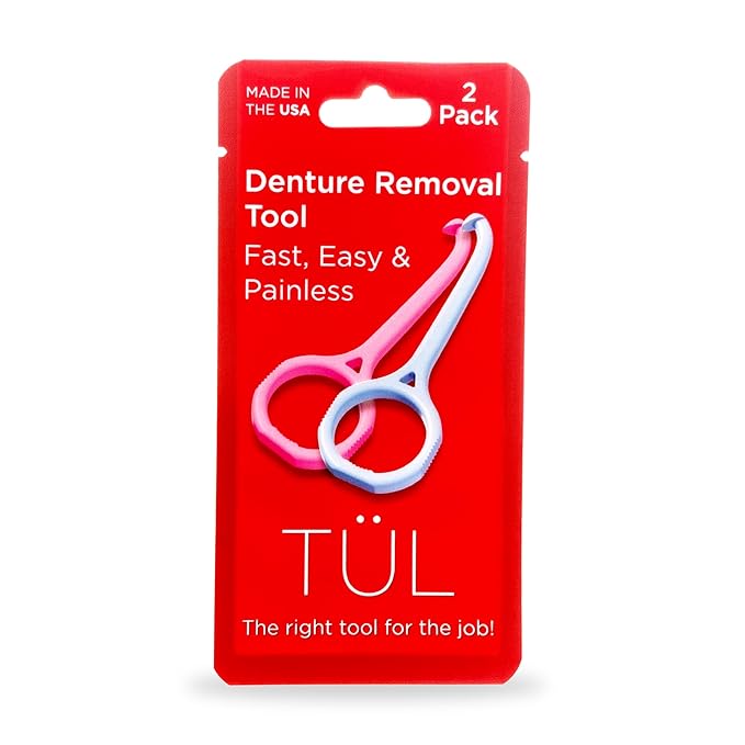 Denture Removal Tool | Made in the USA | Variety 2 Pack | Top Denture Accessories