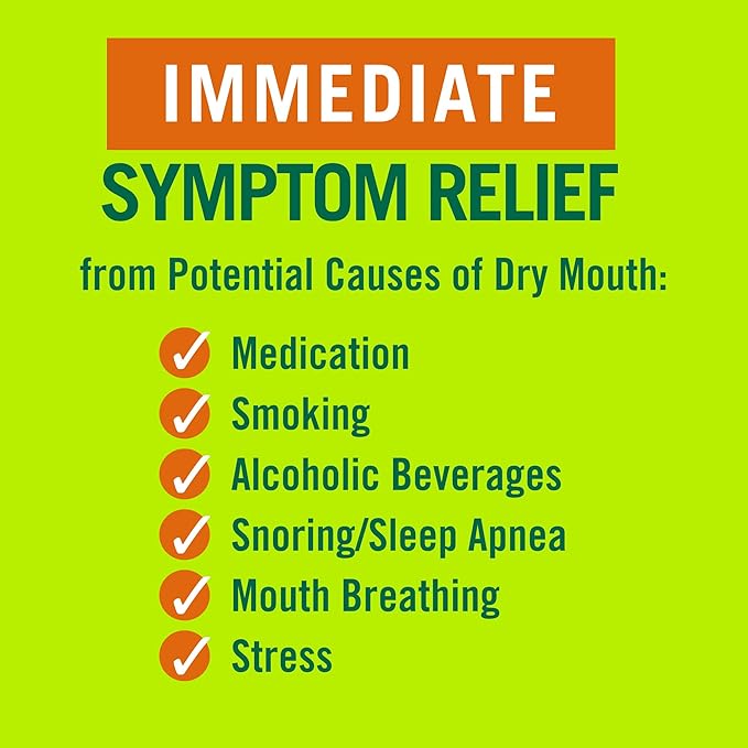 TheraBreath Dry Mouth Oral Rinse, Tingling Mint, Dentist Formulated, 16 Fl Oz (2-Pack) & Dry Mouth Dentist Formulated Sugar-Free Lozenges, Mandarin Mint, 24 Count