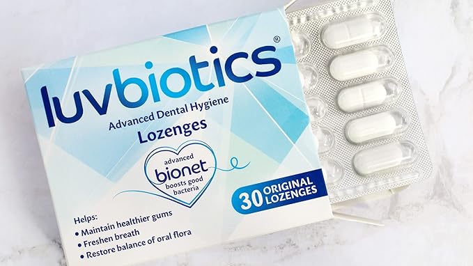 Luvbiotics Advanced Dental Hygiene with Probiotics Original Lozenges, Pack of 3
