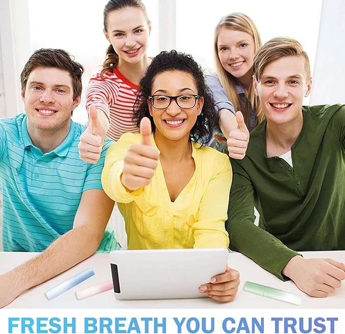 8PCS Fresh Breath Mouth Spray,Floral Fruity Flavor Breath Spray for Bad Breath,Travel Size Mouth Spray,Alcohol Free Breath Spray for Adults Oral Care, 0.59 fl oz