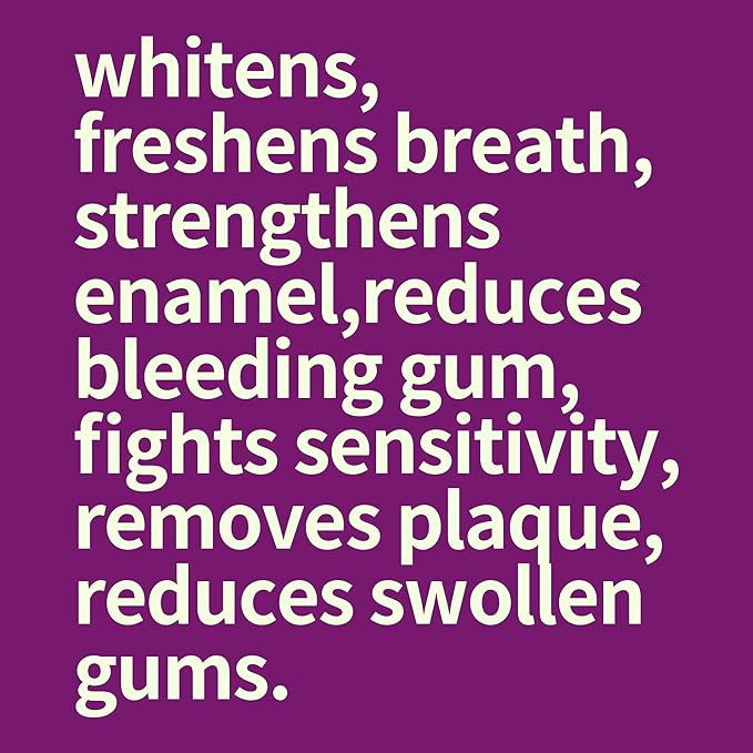 Fluoride Free Gum Health & Whitening Toothpaste, for Bleeding Gums & Gingivitis, Reduces Tooth Sensitivity, Repairs Enamel & Removes Plaque, with Hydroxyapatite, SLS Free, Mint, 3.52 oz