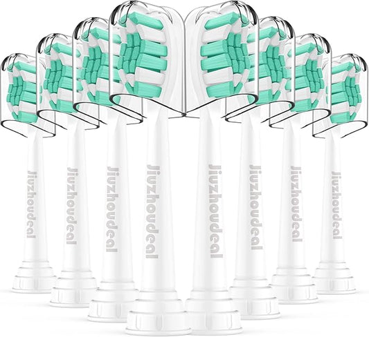Replacement Toothbrush Heads Compatible with Philips Sonicare C2 Plaque Control Protective Clean 4100 5100 6100 Electric Toothbrush, 8-Pack Sonic Brush Heads