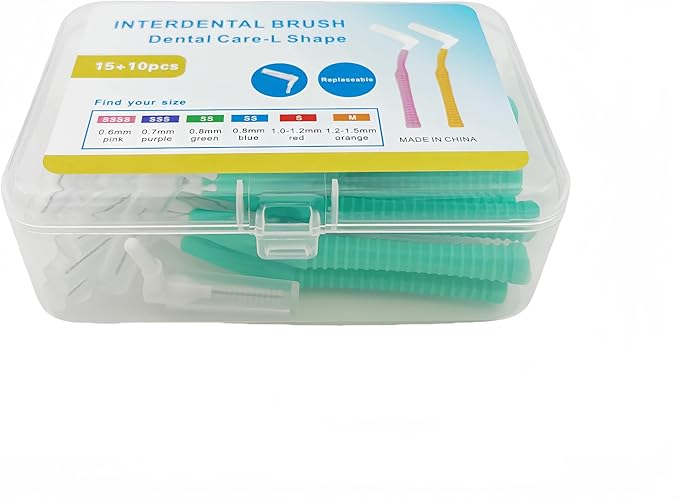 interdental Brushes Between Teeth (0.8mmGreen, Normal)