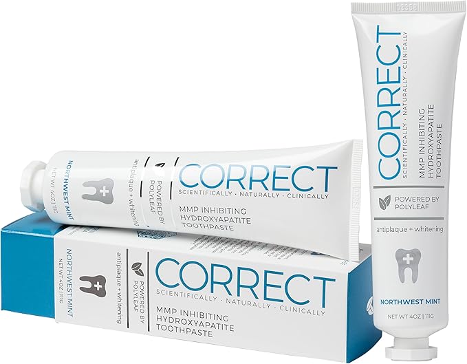 Fluoride-Free Nano-Hydroxyapatite Toothpaste – Whitening, Sensitive Teeth, MMP Inhibiting, Antiplaque, Remineralizing, Created by Doctors + Dentists for Gum Health, SLS-Free, Made in USA, 4oz, 2-Pack
