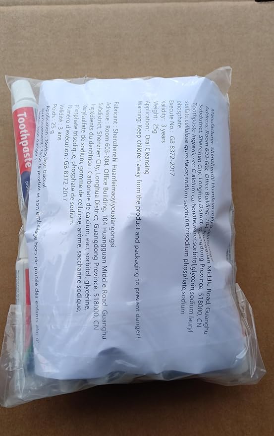 150 pcs Travel Size Toothpaste Bulk, 0.88oz/25 Grams Small 4x1.4 inches Mint Mini Disposable Toothpaste Travel Size Bulk for Hotel,Guests,Homeless,Charity