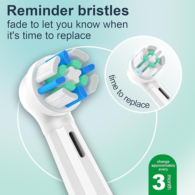iO Replacement Heads Compatible with Oral B iO 3 4 5 6 7 8 9 10 Series Electric Toothbrush,IO Toothbrush Heads Compatible with Oral B iO,Medium-Hard bristles Care for Your Teeth,10pcs,Black/White