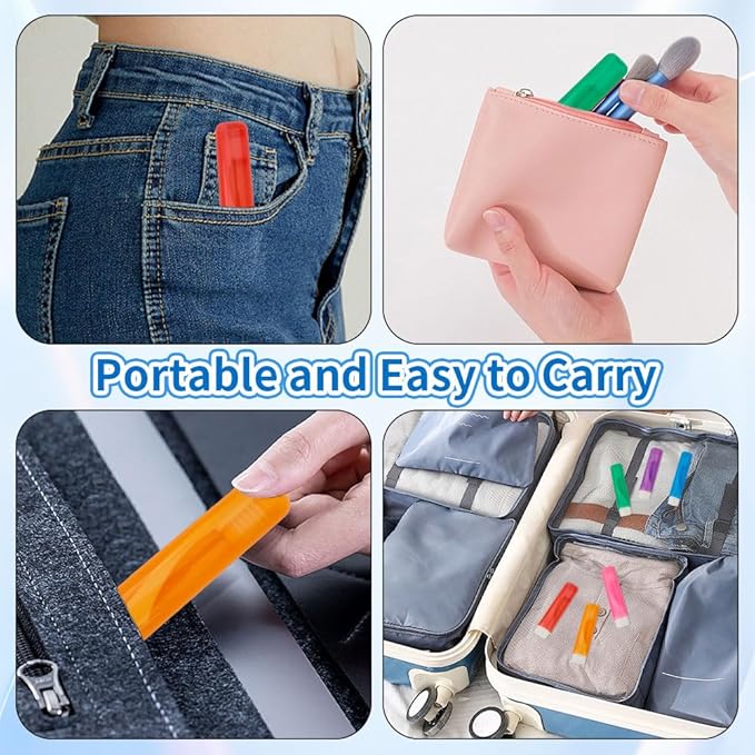 Travel Toothbrush 12PCS Travel Toothbrush Set Mini Toothbrushes Portable Travels Size Toothbrushes with Case Folding Traveling Tooth Brush Individually Wrapped Small Tooth Brush for Camping Home